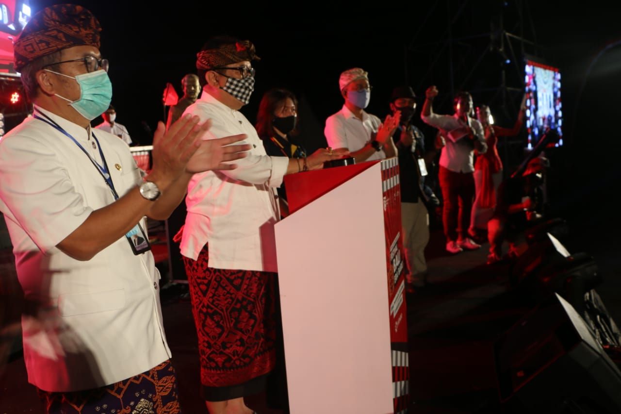 podiumnews.com-Buka Hybrid Drive Concert, Cok Ace Ingatkan Protokol Kesehatan